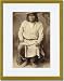 Gold Framed/Matted Print 17x23, Geronimo - Apache Chief