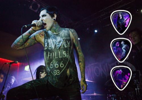 Motionless In White (DW) Live Performance Unframed Guitar Plectrum Pick Display