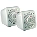 PYLE PLMRW85 2-WAY WHITE WAKEBOARD SPEAKERS (8", 300-WATT)