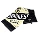 Guinness Label Cotton Black Golf Towel with Karabiner Clip