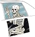 Skeleton Back Seat Ghoul Halloween Vinyl Car Cling