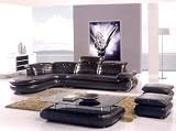 5pc Modern Sectional Leather Sofa Set #AM-L288-DB 5pc Modern Sectional Leather Sofa Set #AM-L288-DB