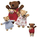 North American Bear Company Nesting Puppets Bears/Goldilocks