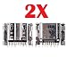 ePartSolution_2X USB Charger Charging Port Dock Connector USB Port for Samsung Galaxy Tab 4 SM-T330 SM-T337 8.0