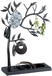 St. Leonhard Schmuckbaum schwarz aus Eisen, 27cm groß