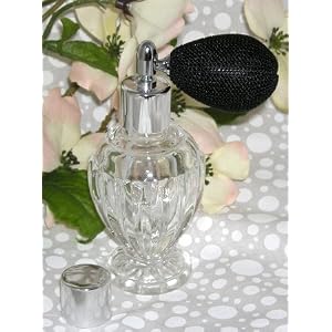 Vintage Style Refillable Empty Glass Perfume Bottle Black Bulb Spray Atomizer 1.64 Oz Vintage Style Refillable Empty Glass Perfume Bottle Black Bulb Spray Atomizer 1.64 Oz