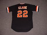 JACK CLARK San Francisco Giants 1982 Majestic Cooperstown Throwback Away Baseball Jersey