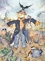 Ravensburger Crazy Cats Allotment 500 piece jigsaw puzzle