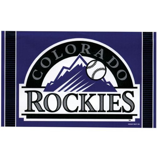 Colorado Rockies - Logo 3' X 5' Flag MLB Pro Baseball