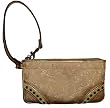 Women's Coach Wristlet 41939 Gold Stud Lurex