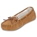 MINNETONKA Women's Amber Junior Trapper Moccasin Shoe, Cinnamon/Dusty Brown
