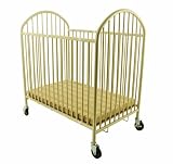 Dream On Me Ready to Use Portable Folding Crib, Metalic