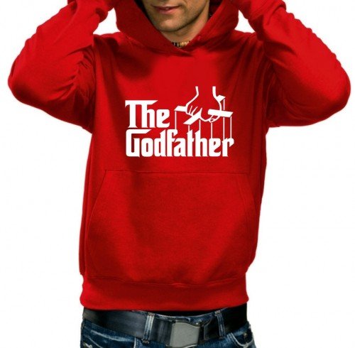 Coole-Fun-T-Shirts Sweatshirt THE GODFATHER HOODIE, rot, S, 10575_rot_hoodie_GR.S Preisvergleich