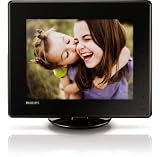 Philips - SPH8608 - Cadre photo num&eacute;rique 8" (20,3 cm) - 800 x 600 - M&eacute;moire int&eacute;gr&eacute; 2 Go - USB - Noir