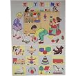Toy Time Vintage Toys and Children Cavallini Gift Wrap Decoupage Paper
