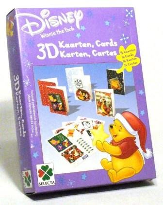 Childrens Toyshop  Spielwaren : Walt Disney Winnie the Pooh - 16 Weihnachtskarten zum selber basteln