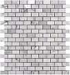 Carrara (Carrera) Bianco Polished 1x2" Mosaic Tile
