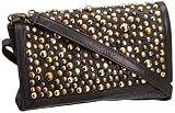 Sara Berman Max Studded Clutch Bubble, Sac &agrave; main femme - Noir-TR-B3-15