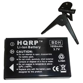 HQRP Replacement Battery for Yaesu VX2, VX-2E VX-2R with Black Mini Tabletop Tripod