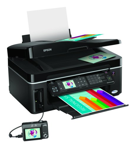 Epson WorkForce 600 Wireless All-in-One Printer (Black) (C11CA18201) under The Office products Store