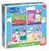 Peppa Pig 4-in-1 Jigsaw Puzzles in a Box (4/6/9/16 Pieces)
