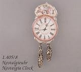 Reutter Porcelain Miniature Antique Wall Clock