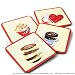 Kitchen & Housewares : Nigella Lawson's Living Kitchen Coaster Cream With Red Border Set/4