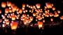 SKY LANTERN LANTERNA CINESE VOLANTE MINI MONGOLFIERA 10 PZ MATRIMONIO FESTA NEW