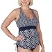 Women's Plus Size Merona  Diamond Tankini - Navy