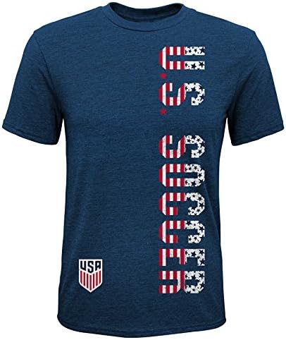 World Cup Soccer United States Boy's Homeland Tee, Navy, Medium