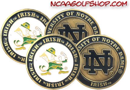 Notre Dame Fighting Irish Golf Ball Markers