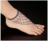 Egyptian Blue Nile Isis Slave Anklet/Slave Ankle Bracelet