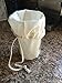 Organic Cotton Nut Milk Bag - by Dancing TreePeople Organic Farm.
