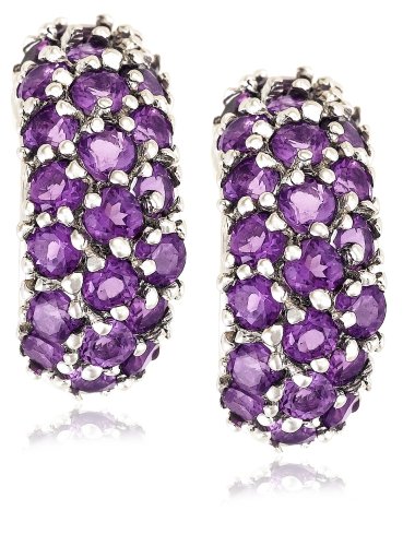 Sterling Silver Amethyst Earrings