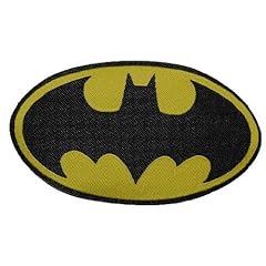 Batman 7,8 cm * 4,5 cm AUFN�HER APPLIKATION B�GELBILD Superheld Comic Man Super Fledermaus Bruce Wayne M�nner Science Fiction Flicken Figur Emblem Logo Joker Orden
