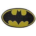 Batman 7,8 cm * 4,5 cm AUFN�HER APPLIKATION B�GELBILD Superheld Comic Man Super Fledermaus Bruce Wayne M�nner Science Fiction Flicken Figur Emblem Logo Joker Orden