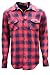 Cavalini Mens Plaid Brushed Flannel Shirt