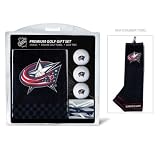 Columbus Blue Jackets Golf Towel with Golf Balls Gift Set