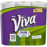 Viva Paper Towels, Choose-A-Size, Regular Roll, 6 Count