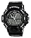 COCOTINA Mens Digital 50M Waterproof LED Alarm Multifunction Boy Sport Wrist Watch Black