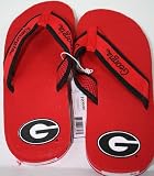 Georgia Bulldogs NCAA Contoured Flip Flop Sandals - M