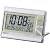 SEIKO CLOCK(セイコークロック) 4カ国対応電波デジタル目覚まし時計 グローバルトラベラタイプ シルバーSQ648S