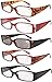 Eyekepper 5 Pairs Reading Glasses for Women Reading Inlcude Reader Sunglasses +1.25 Reading Eyeglasses