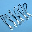6 Sterling Silver Cell Phone Charm Straps Jewelry Part