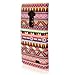 LG G Flex, E LV LG G Flex D959 / D950 / LS995 Deluxe Tribal Print PU Leather Flip Wallet/Purse Case Cover for G Flex D959 / D950 / LS995 with 1 E LV Stylus - TRIBAL