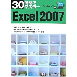 30時間でマスターExcel2007―Windows Vista対応