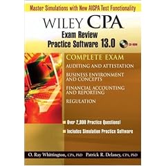 Wiley CPA Examination Review Practice Software 13.0, Complete Set