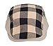 IL Caldo Adult Peaked Simple Fashion Color Plaid Newsboy Cap Beret Hat