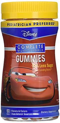Disney Cars Complete Multi-Vitamin Gummies, 60 Count, 3 Pack Disney Cars Complete Multi-Vitamin Gummies, 60 Count, 3 Pack