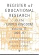 Register of Educational Research in the United Kingdom